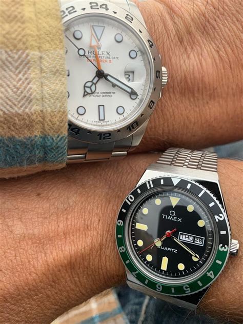 timex vs rolex accuracy|Rolex stops overnight.